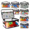 Storage Bag Large Capacity Kids Toy Organizer With Clear Pvc For Home Playroom