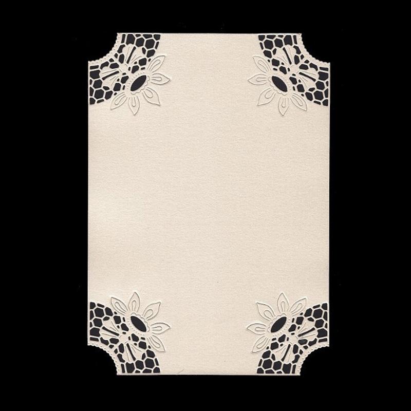 METAL CUTTING DIES Corner Angle Flower Background Knife Mold Cutter Die