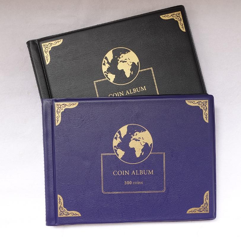 312/300-grid Coin Collection Book Large-capacity Coin Stamps and Stickers Storage