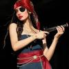 Pirate Costume Accessory Set: Headscarf, Belt, Necklace & Bracelet for Halloween Dance Party Cosplay