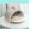 Fun Wooden Simulation Pizza Oven Model Children Toy Set For 3 To 6 Year Olds
