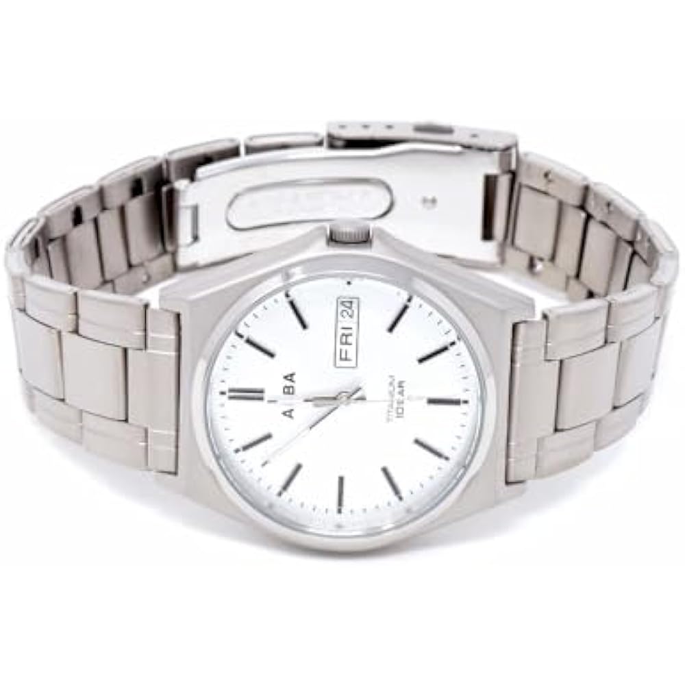 SEIKO WATCH Aruba Wristwatch Men's Quartz Titanium Enhanced Water Resistance for Daily Life (10 a...