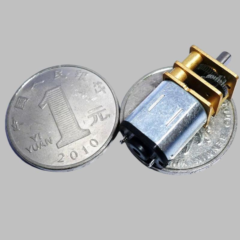 All-metal GM12-N10 micro DC gear motor coin size DC3.0V