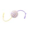 Cats Chew Toys Ball Teeth Grinding Kitten Teaser Stick Interactive Durable Biting Sound Ring For Indoor Cats Entertainment