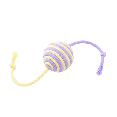 Cats Chew Toys Ball Teeth Grinding Kitten Teaser Stick Interactive Durable Biting Sound Ring For Indoor Cats Entertainment