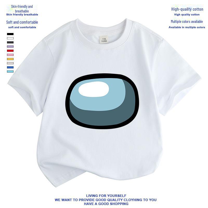 

Детские летние футболки с короткими рукавами «Космический оборотень среди нас» Size 110