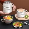 Heat-resistant Students Lunch Box Large Capacity Canteen Rice Bowl Portable Food Container  Soup
