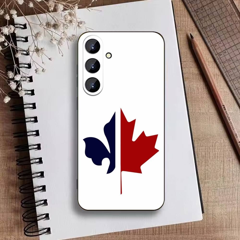 CANADA Phone Case For Samsung Galaxy A73,A21s,A22,A31,A52,A53,A71,A41Soft Black Shell