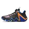 Anta Chaussures de Basketball Basses Confortables Polyvalentes Absorbant les Chocs Durables pour Enfants Échelle Inversée 3.0 Chaussures de Basketball pour Enfants Noir Bleu 312411107-4