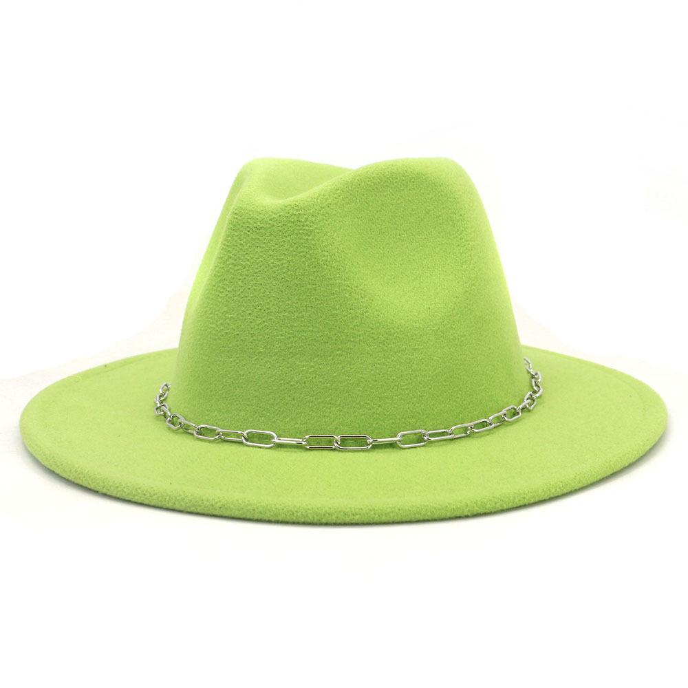 Kapelusze damskie nowa jesienno-zimowa filcowe kapelusze fedora mężczyźni Panama kościół czapka jazzowa dekoracje ślubne kapelusze sukienka pamelas para bodas