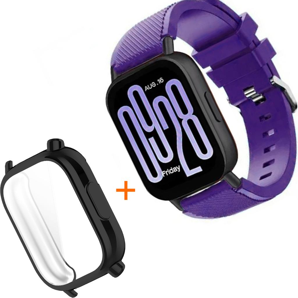 Silicone Strap With TPU Case For Xiaomi Redmi Watch 5 Active Lite Smart Watch Wrist Band And Case For Redmi Watch 5 Active Lite