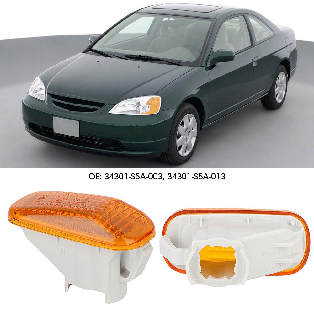 34301 S5A 013 Side Marker Light Signal Indicator Lamp Cover Fit for HONDA Civic Cr V