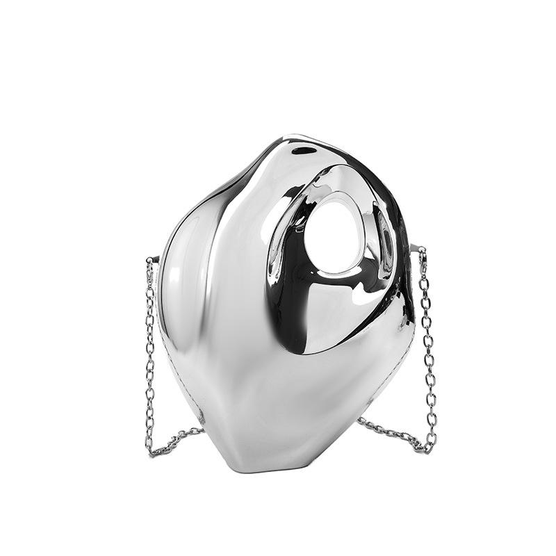 Ancient and strange luggage 2025 new European and American fashion personalized acrylic box bag women's chain dinner bag tide