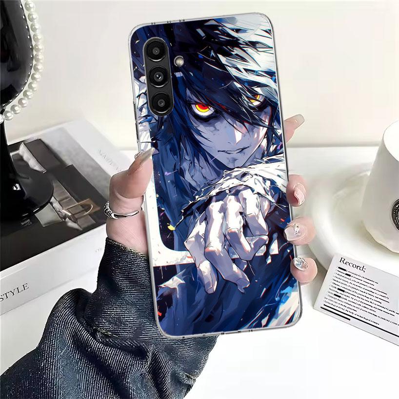 N-Note D-Death L Lawliet Phone Case For Samsung Galaxy A13 A14 A15 A16 A17 A53 A54 A55 A56 A57 A33 A34 A35 A36 A37 A23 A24 A25 A
