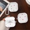 Colorful Cartoon Love Heart Case For Samsung Galaxy Buds 4Pro 2 4 Pro 3 FE Live 2Pro 3Pro Clear Earphone Cases Cover With Hook