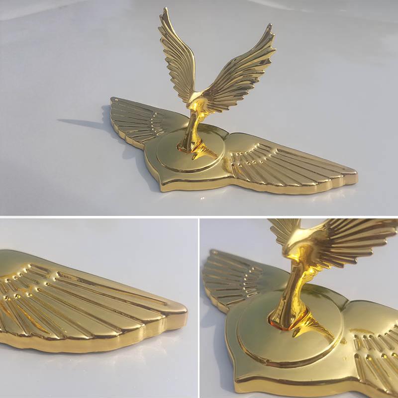 Metall-Autosticker Flügel Angebracht Adler Motorhaube 3D Adler Emblem Modifikation Abzeichen Logos Für Dekor Zubehör