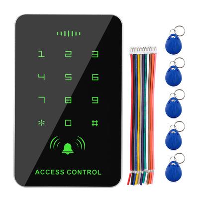 Lector de Tarjetas de Control de Acceso RFID Contraseña Con 5 Llaveros