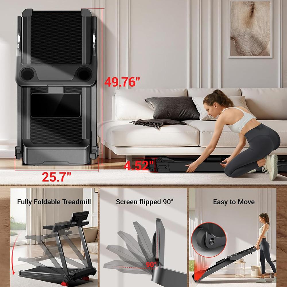 ROBORE L20 Treadmill with 15% Adjustable Incline