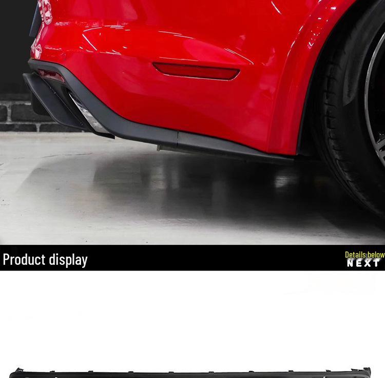 Rear Diffuser for 15-17 Mustang: Small Body Kit with Dual Outlet