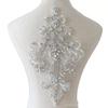 1pcs Handmade Rhinestone Embroidery Parche Bordado Para Ropa,clothing DIY Dress Stage Costumes Decoration Patch
