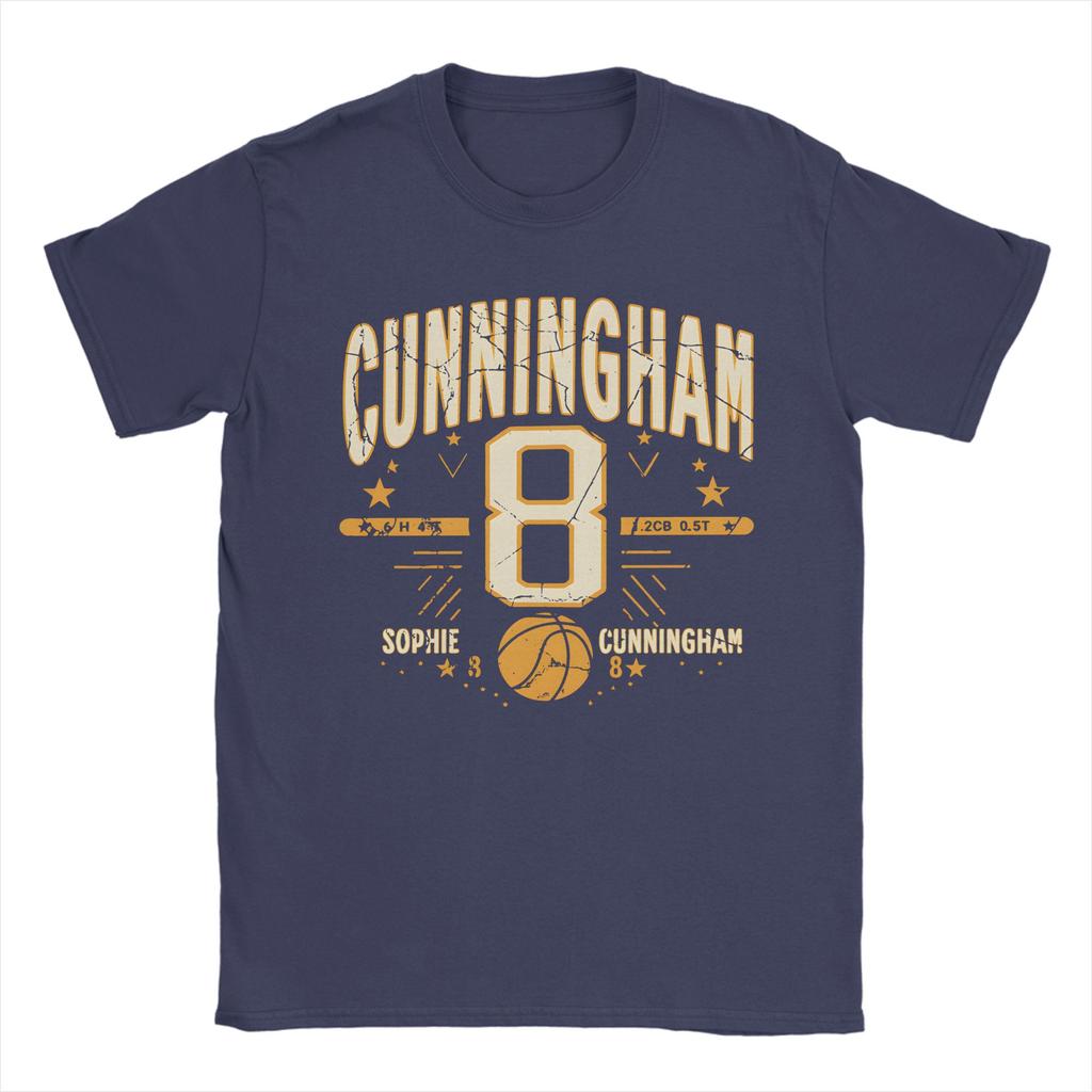 Sophie Cunningham Numero 8 Pallacanestro Unisex Unisex T-shirt Divertenti Manica Corta Girocollo T-shirt Puro Cotone Abbigliamento Stampato