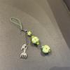 Japanese Korean Cute Apple Lanyard Pendant for USB Drives, AirPods, Earphones, and Bags