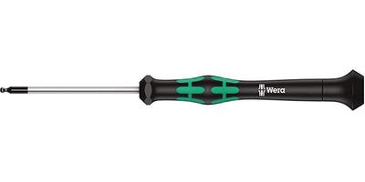 WERA Precision Ball Hexagon 60mm 118092 Driver, 2.0mm Tip, Shaft,