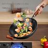 Oumeida Cast Iron Wok with Lid
