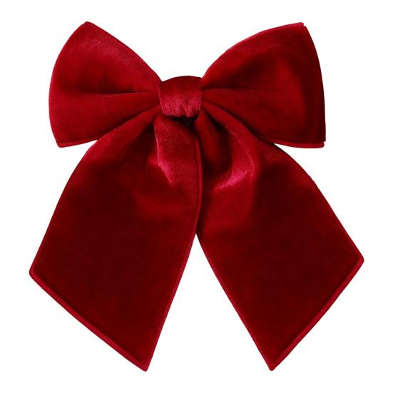 Christmas Bow Red Green Ribbon Bow Xmas Tree Decor Sequined Bow for Windows Doors Gift Wrapping Festive Holiday Decor