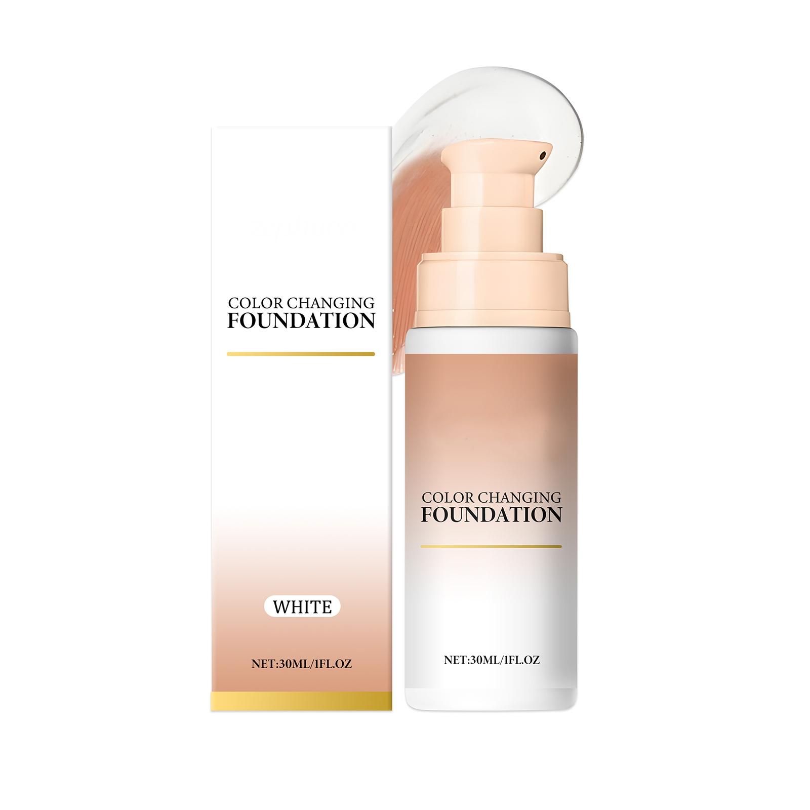 

Тональный крем-консилер, чувствительный к температуре, легкий, увлажняющий и прозрачный, подходит как для жирной, так и для сухой кожи, 30 мл One Size белый