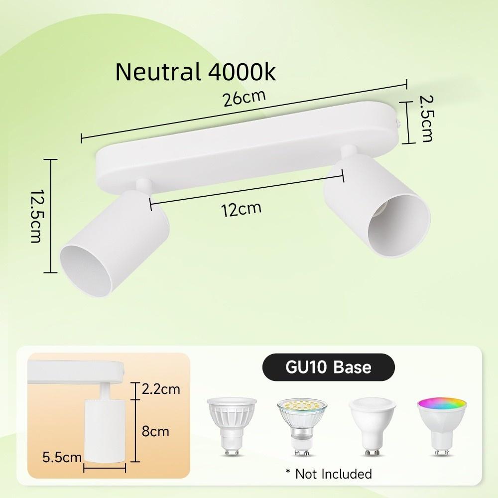 Household Minimalism LED Ceiling Lights Indoor Lighting Track Rail Lamp Replaceable Bulb Ceiling Spotlight