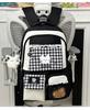 Schoolbag Korean college style cute backpack girl sweet niche dopamine student class schoolbag lightweight backpack