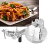 Silver Macaroni Maker Aluminum Alloy Manual Pasta Extruder Pasta Maker Machine  Pasta Lovers