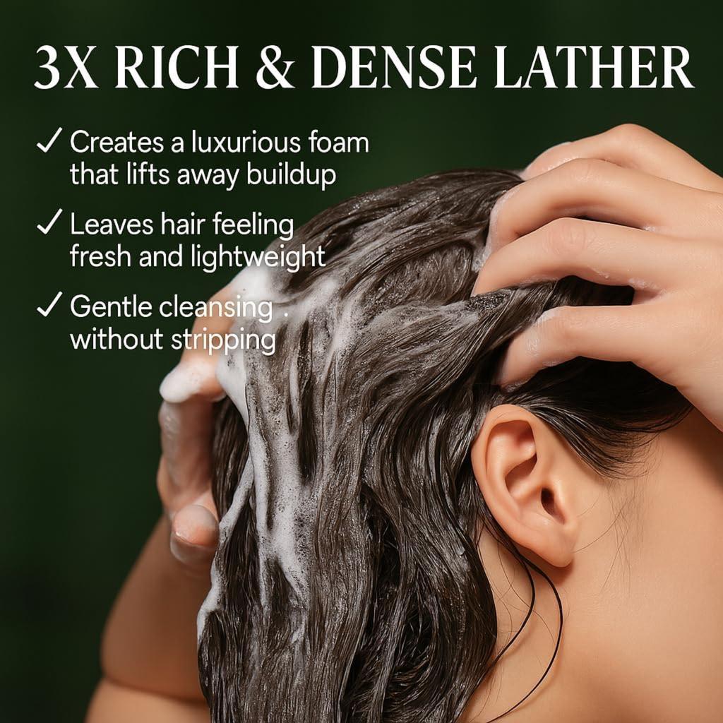 Shampoo Soap, Green Soap Shampoo, Soothing And Strong Hair