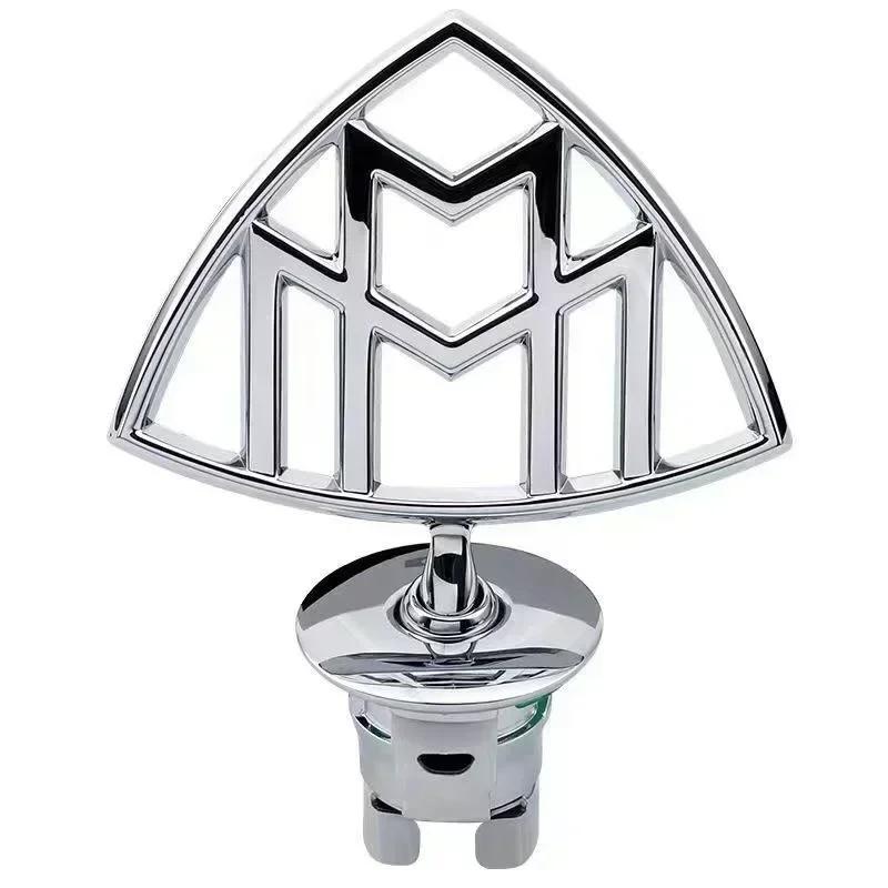 1Pcs Car Star Logo Hood Badge Front Metal EmblemFor Mercedes Benz Maybach C E S Class W204 W205 W212 W213 W211 W220 W222 W223