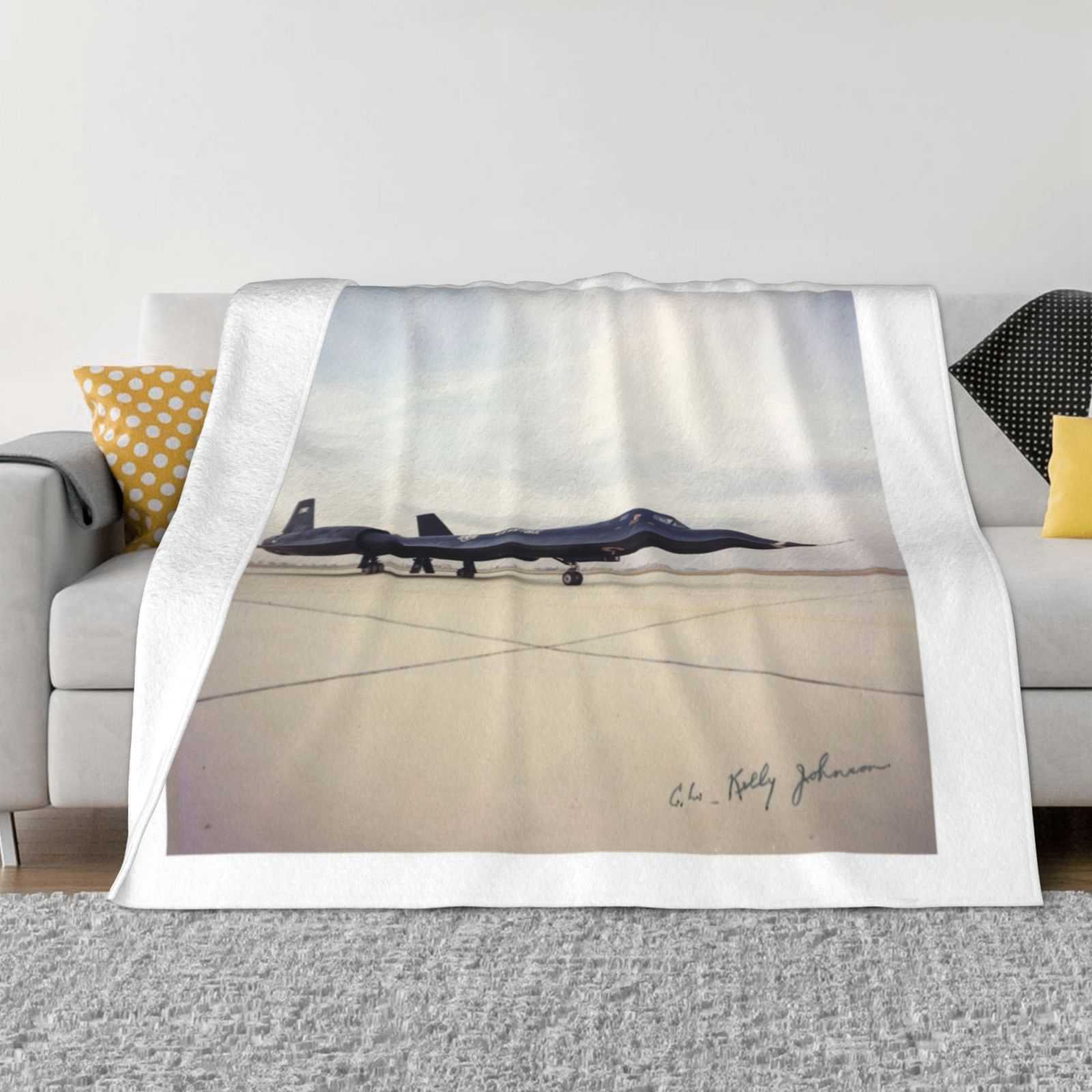 Sr-71 Blackbird Us Air Force Super Warm Soft Blankets On Sofa/Bed/Travel Sr 71 Blackbird Air Force Usaf Military Reconnaissance 30x40in