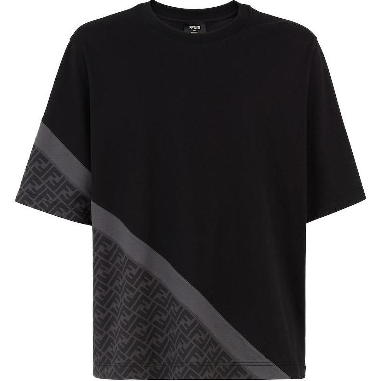 FENDI Diagonal FF printed Cotton T