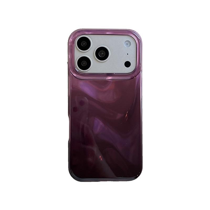 Gradient Purple Wave Pattern Phone Case for iPhone 17 Pro/16 Pro Max iPhone 17 Pro
