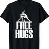 Free Hugs Wrestling Wrestle T-Shirt Funny