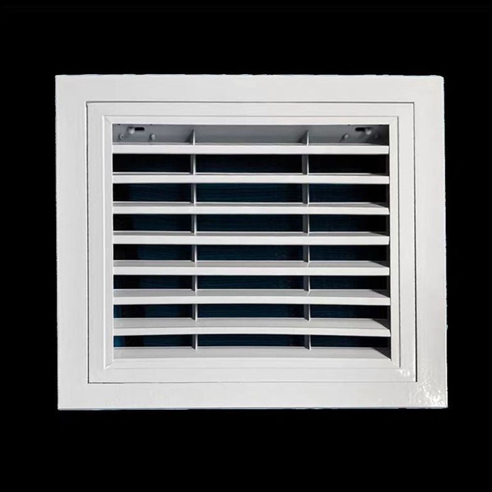New Aluminum Alloy Air Vent Grille White With Mesh Gable Vent Square Return Air Grill Houses