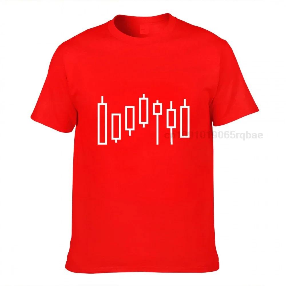 Candlestick Chart Day Trader Forex Stock Trading Tshirt Printed On Tshirts For Unisex Cotton Tops Shirts Street Retro