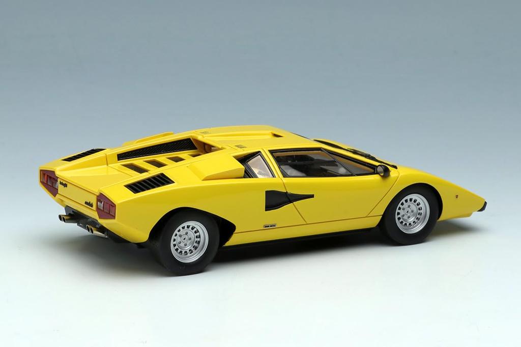 Makeup EIDOLON Lamborghini Countach LP400 1974 Yellow Finished Product Resale 1/43