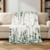 Vintage Flower Blanket Birthday Christmas for Women Girl Gift Spring Floral Blanket Soft Cozy Plush Flannel Fleece Throw Blanket