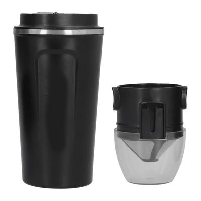 510ML Thermal Coffee Cup Stainless Steel Portable Insulated Coffee Cup Drip Pot for Outdoor Travel