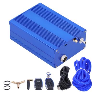 Kit valvola di scarico auto con telecomando elettrico, dispositivo di controllo del vuoto, componenti automobilistici blu