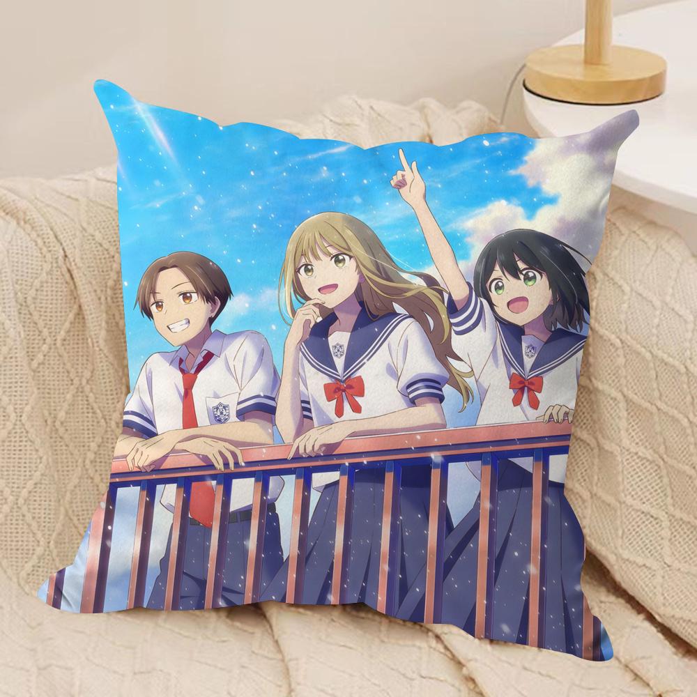 

Coming-of-age story Cushion Cover Soft Plush Fabric Double-Sided Printed Sofa Cushion Cover for All Seasons Home Decor Gift 30cmx30cm