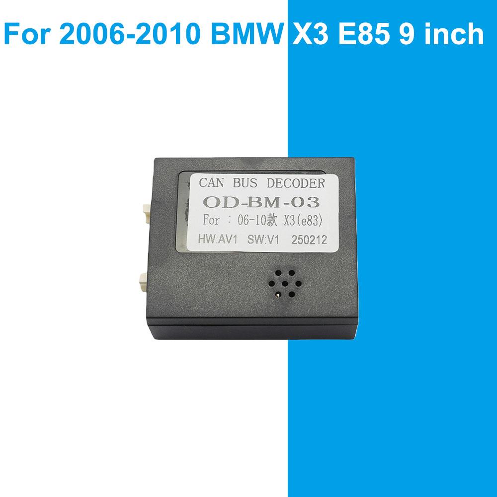 For 2006-2010 BMW X3 E85 9 Inch Car Radio Android DVD Stereo Audio Screen Multimedia Video CD Player Frame Cables Harness