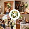 Easter Wreath Handmade Cute Egg Carrot Design Festive Garland Front Door Wreath for home wall door and window decorations