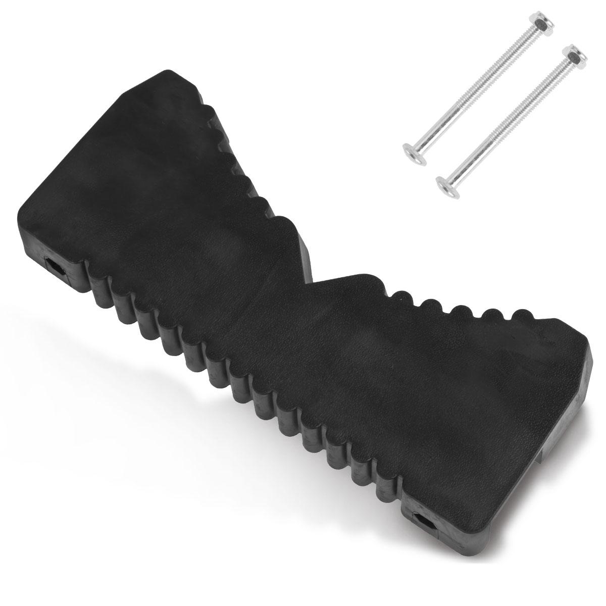 Rubber Steep Ladder Accessory Anti-Slip Ladder Stabilizer Sturdy Ladder Rail Scratch Protection Rubber Durable Ladder Accessory
