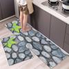 Kitchen Rugs Print Non-Slip Thick Cushioned Kitchen Mat Comfort Standing Mat for Kitchen